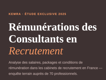 étude de rémunération consultant en recrutement